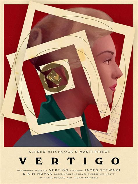 Vertigo by Amanda Penley - Home of the Alternative Movie Poster -AMP-