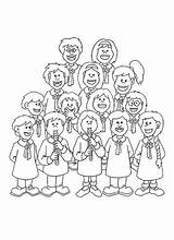 Choir Colouring Pages Sketch Coloring Page sketch template