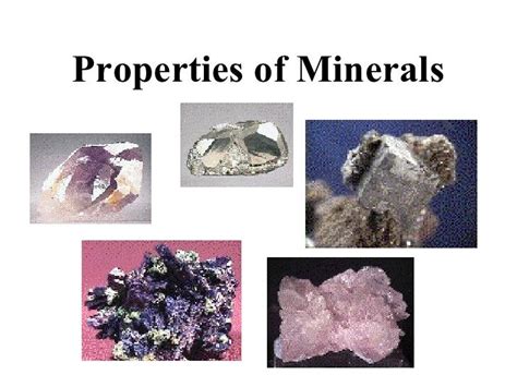 Physical Properties of Minerals