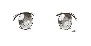 yeux dessin manga, yeux - PNG gratuit - PicMix