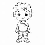 Boy Coloring Pages sketch template