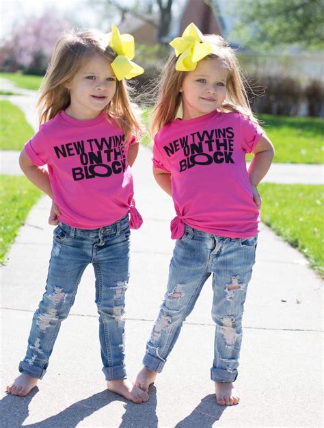 Pin by Lauri Ortega on Twins | Twins toddlers girls, Twin shirts, Twin outfits