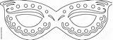 Masquerade Masks Coloring Pages sketch template