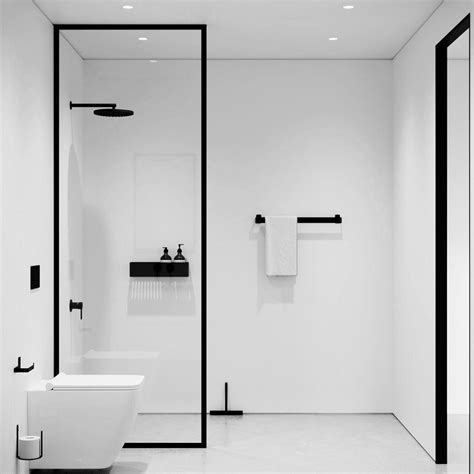 Shower in style with our simple and minimalistic range of bathroom accessories🖤… | Minimalist ...