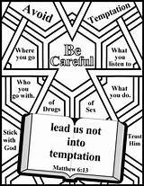 Free Printable Bible coloring Pages About Temptation sketch template