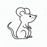 Easy Mouse coloring Page  Download Print Or Color Online For Free sketch template