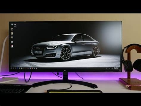 34 INCH LG Monitor Setup! - YouTube