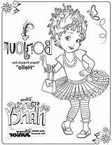 Disney Fancy Nancy Coloring Pages Printable sketch template