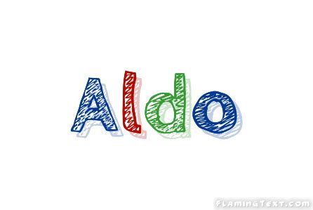 Aldo Logo | Free Name Design Tool from Flaming Text