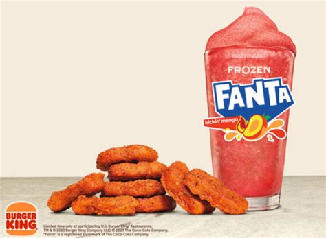 Burger King to Add Fiery Chicken Nuggets & a Frozen Fanta Drink