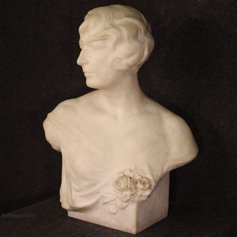 Antiques Atlas - Great White Marble Sculpture From The 1930s