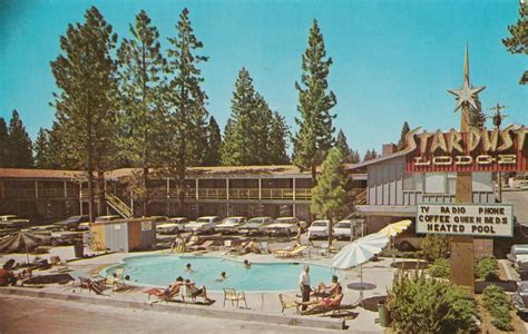 Vintage Postcard - Stardust Lodge - South Lake Tahoe | California travel road trips, South lake ...