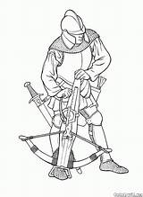 Coloring Page  Spear Combatant sketch template