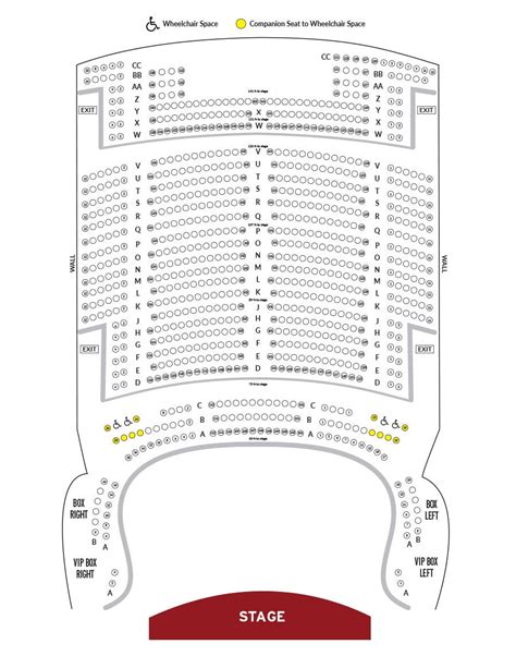 Seating Charts | State Theatre New Jersey