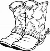 Cowboy Boots Printable Coloring Page  Free Templates sketch template