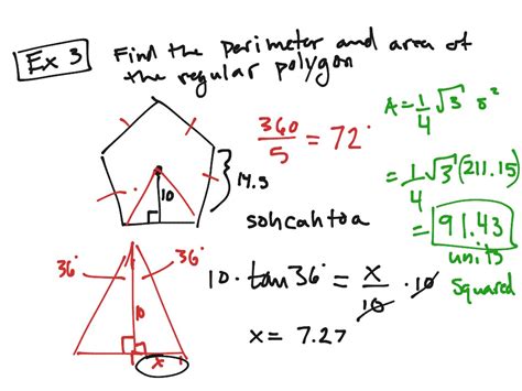 Area Of A Regular Polygon