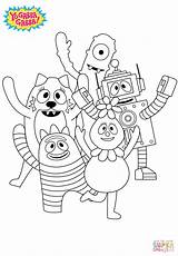 Yo Gabba coloring Page  Free Printable Coloring Pages sketch template