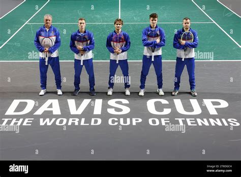 Czech Davis Cup Men team, from left: non-playing captain Jaroslav ...