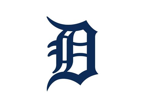 Detroit Tigers Letter D Logo PNG vector in SVG, PDF, AI, CDR format