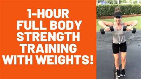 1-Hour Full Body Strength Training With Weights! - YouTube