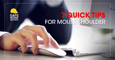 Guest 7 Quick Tips For Mouse Shoulder Pain