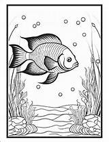 Aquarium Fish Coloring Pages For Kids By WAFA CREATIONS  TPT sketch template