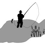 Fishing drawing | Free SVG