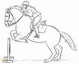 Cross Country Horse Pages Coloring sketch template
