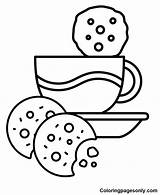 Cookie Coloring Pages To Print  Free Printable sketch template