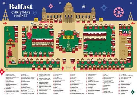 Belfast Christmas Market map for those visiting this festive season ...