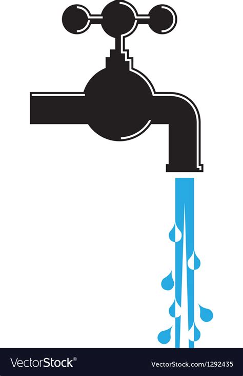 Water pipe Royalty Free Vector Image - VectorStock