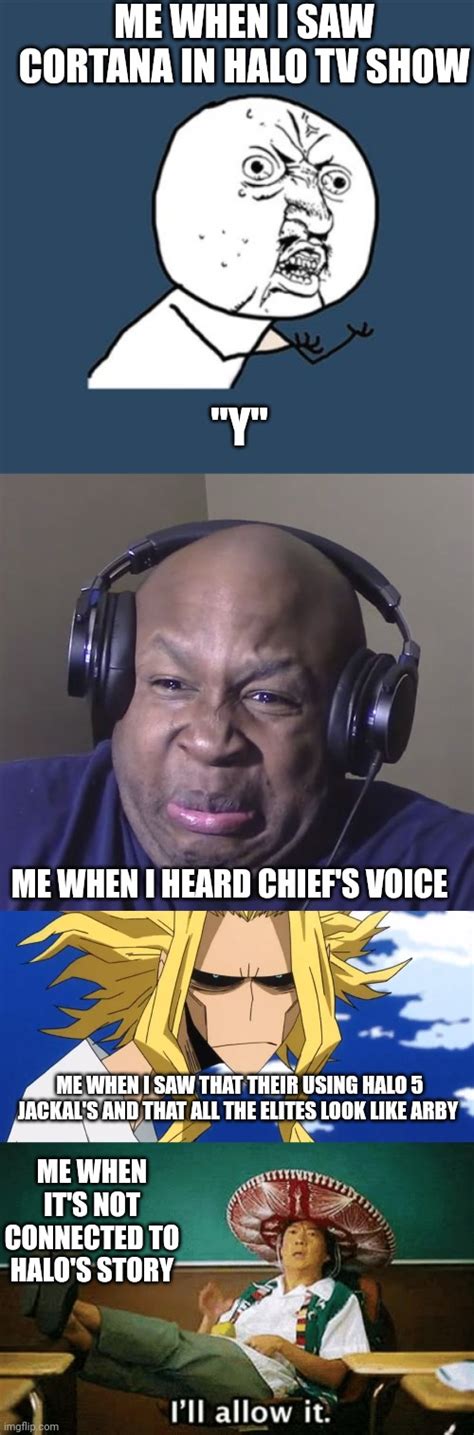 What do u think about the new halo tv show, and I think I'm fine with chiefs voice now. - Imgflip