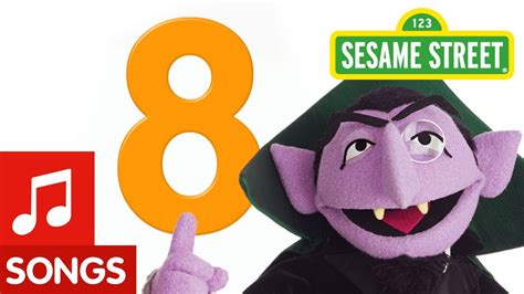 Sesame Street: Number 8! (Number of the Day Song) - YouTube