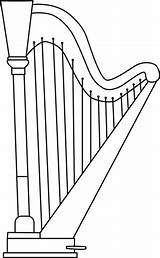 Lever Harp coloring Page  Free Printable Coloring Pages sketch template