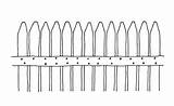 Picket Fence Coloring Page sketch template