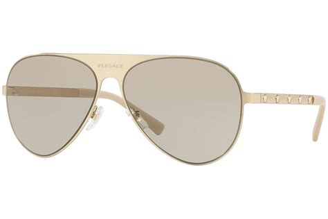 Lentes Versace Ve2189 1339/3 Dorado Aviador Unisex Original - $ 3,919.99 en Mercado Libre