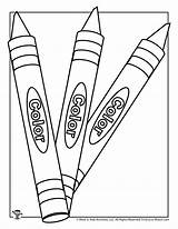 Crayon Coloring Page For Kids  Woo Jr Activities Childrens sketch template