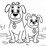 Adventurous Ruff And Dave Coloring Page 53774 42553 sketch template