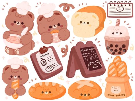 Food Stickers, Kawaii Stickers, Cute Stickers, Cute Food Drawings, Cute ...