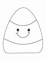 Candy Corn coloring Page  Free Printable sketch template