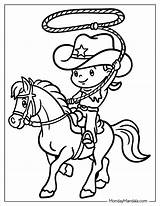 20 Cowboy Coloring Pages Free PDF Printables sketch template