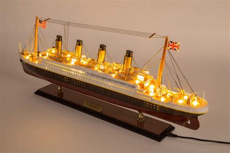 Buy Seacraft Gallery Titanic Model Ship with LED Lights 23.6" - RMS Titanic 3D Model Boat ...