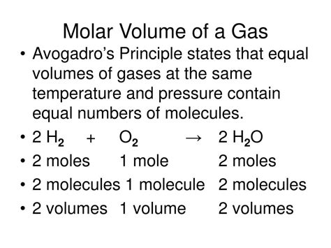 PPT - Molar Volume of a Gas PowerPoint Presentation, free download - ID ...