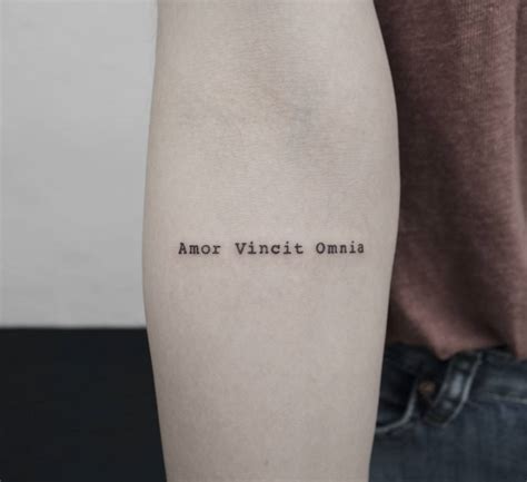 Update 65+ amor vincit omnia tattoo best - in.coedo.com.vn