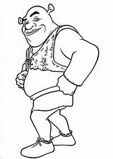 Free Printable Shrek Coloring Pages For Kids sketch template