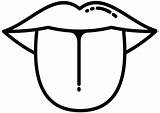 Tongue coloring Page  Free Printable Coloring Pages sketch template