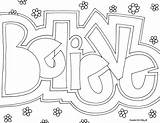 Word Coloring Pages  DOODLE ART ALLEY sketch template