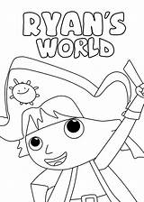 Ryans World Pirate coloring Page  Download Print Or Color Online For sketch template