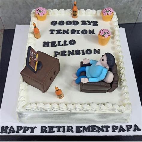 Retirement Cake Retirement Cake Sayings, Retirement Cake Decorations, Work Retirement Party ...