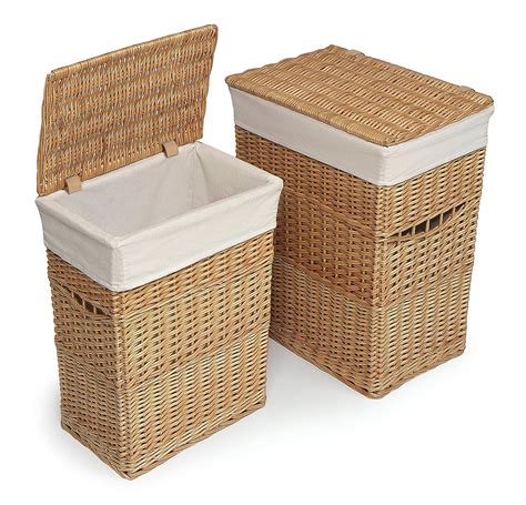 Top 10 Wicket Laundry Basket With Attached Lid - Home Previews